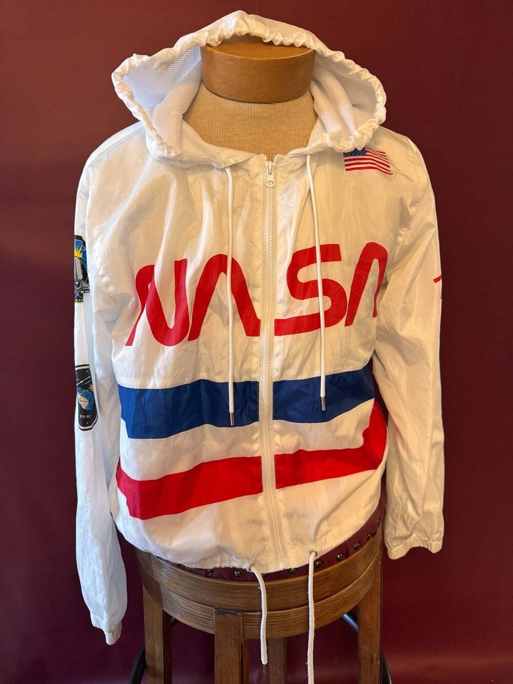 Chemistry NASA Full Zip Hooded Windbreaker Jacket